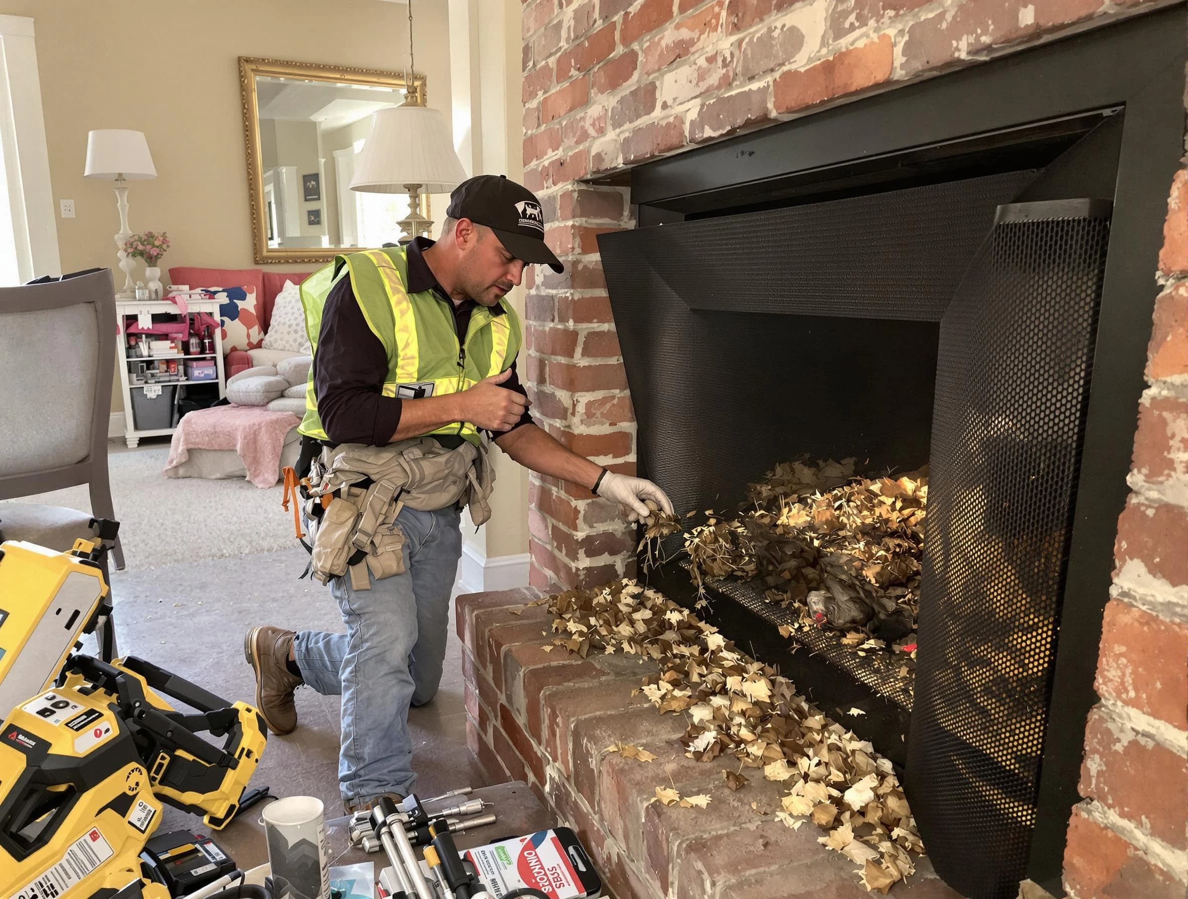 Safe screening installation by Hendersonville Chimney Sweep in Hendersonville, TN