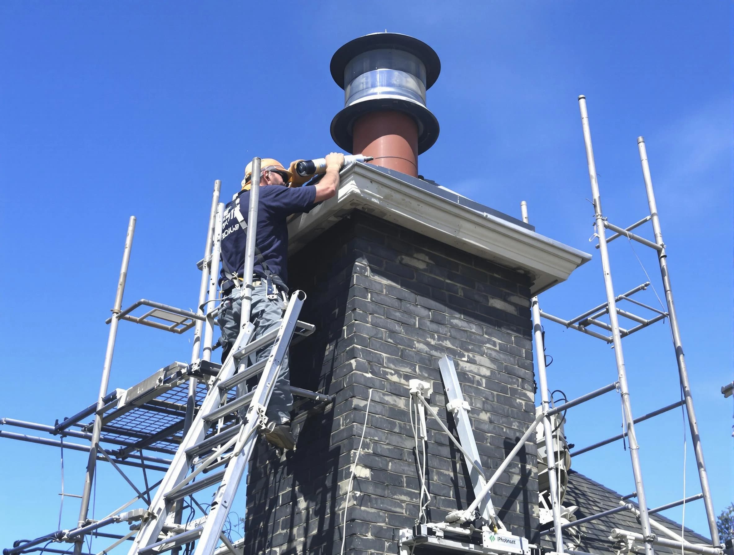 Sturdy chimney crown finished by Hendersonville Chimney Sweep in Hendersonville, TN
