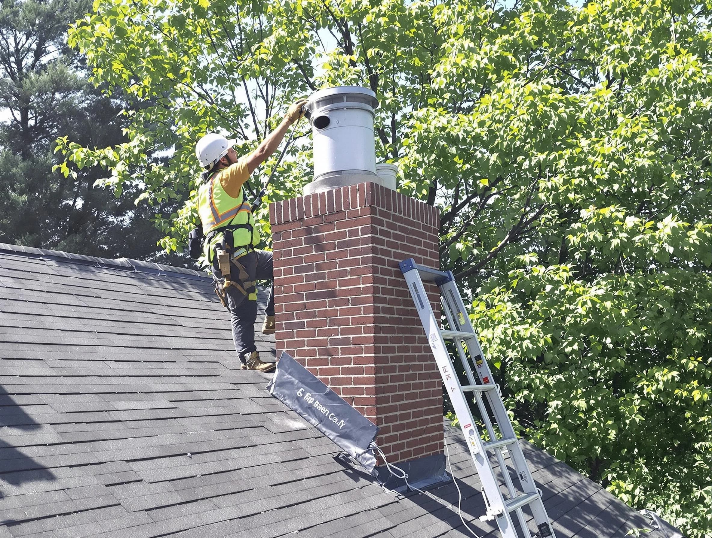 Chimney liner inspection by Hendersonville Chimney Sweep in Hendersonville, TN