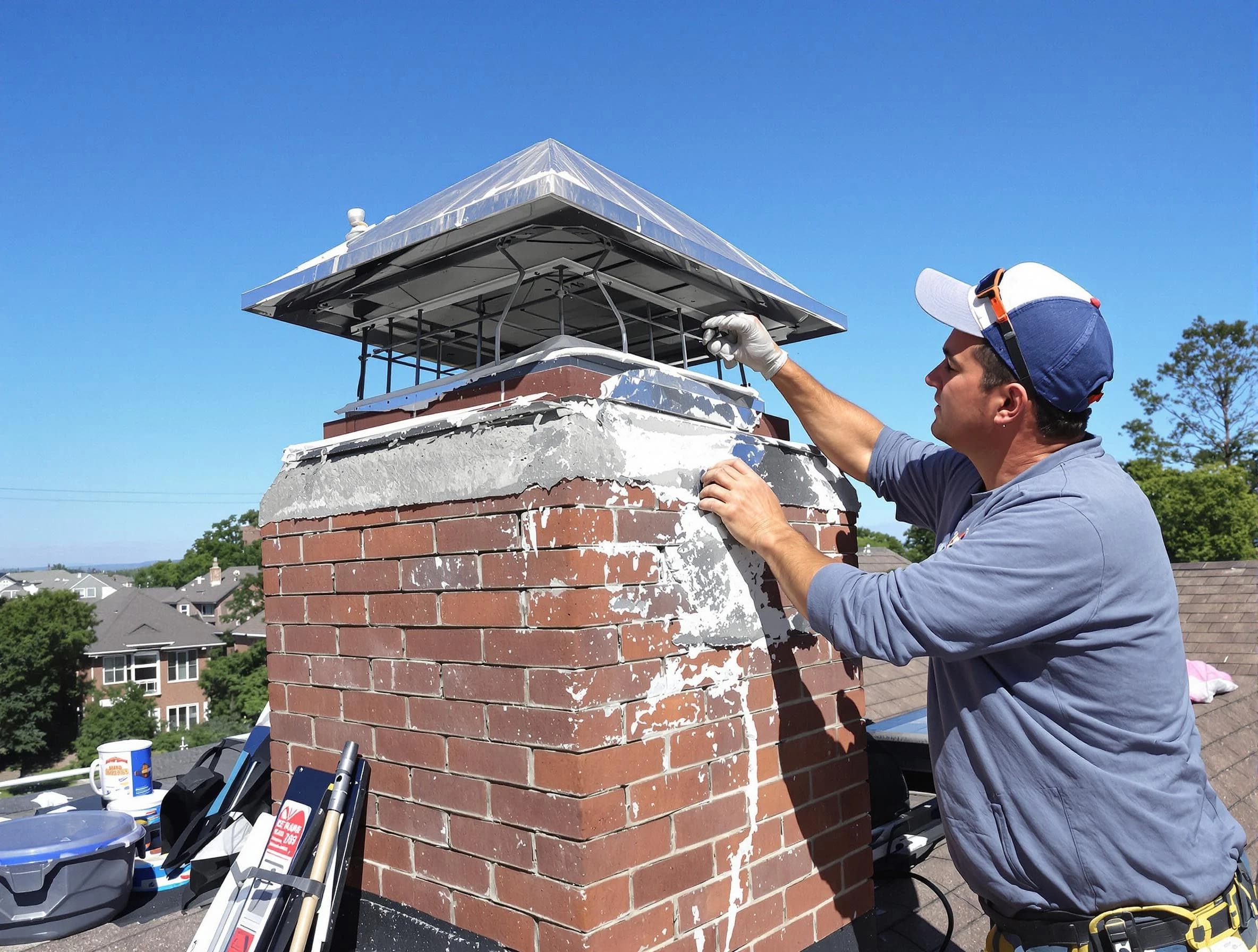 Chimney Crown Services service in Hendersonville, TN